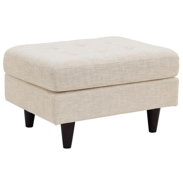 Modway Empress Upholstered Ottaman, Beige EEI-1667-BEI